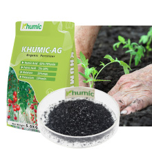 "KHUMIC-AG"high potassium humate crystal organic fertilizer/potassium humate flake super
